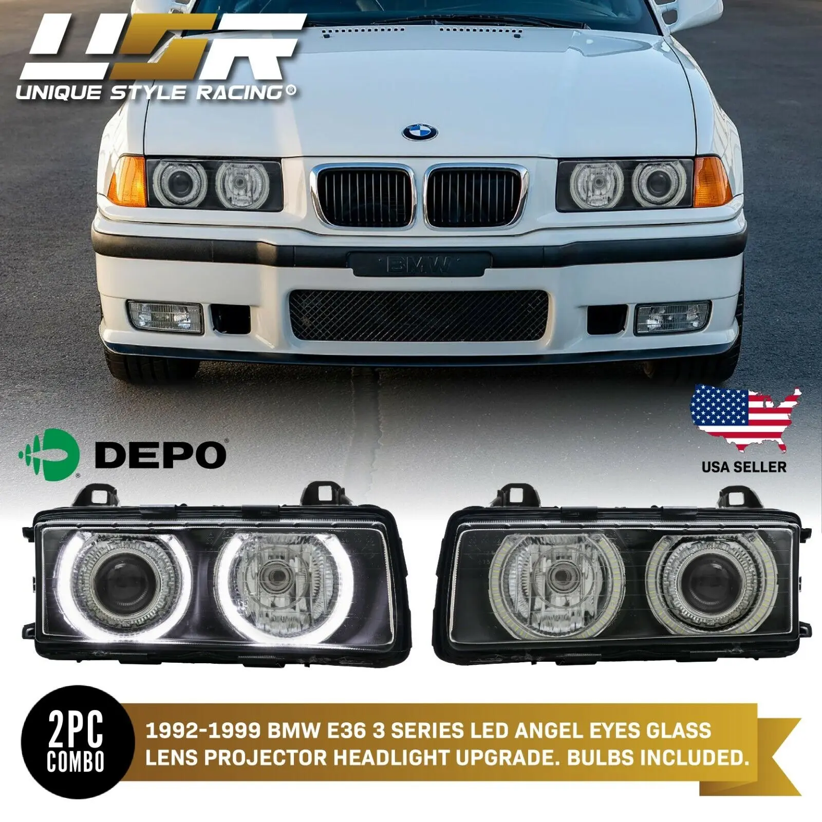 e36 smoked headlights - What is the part number of the E36 headlight