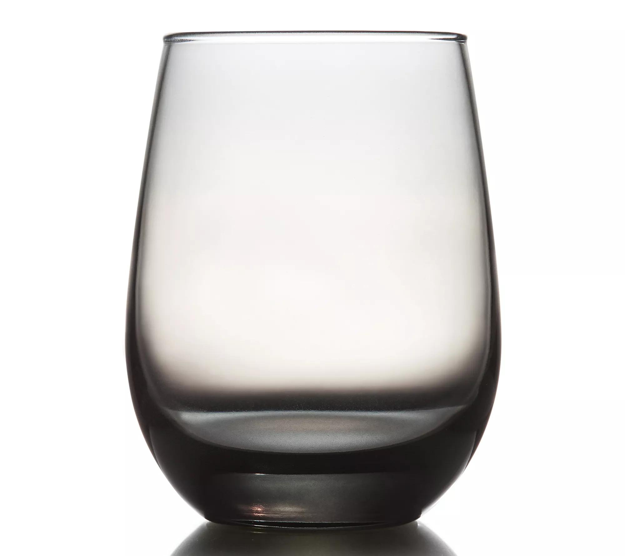 smoked stemless wine glasses - What is the point of stemless wine glasses