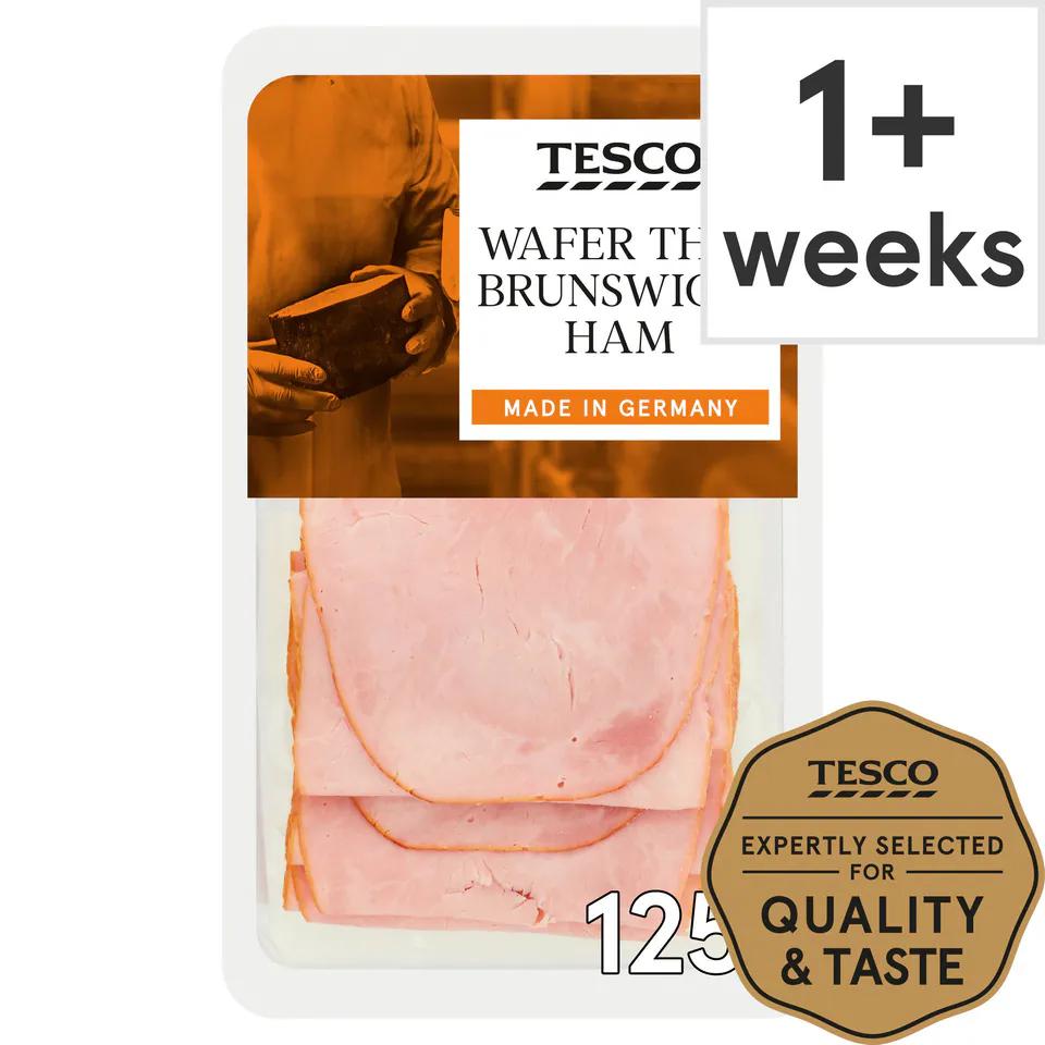 tesco wafer thin smoked ham - What is wafer thin ham