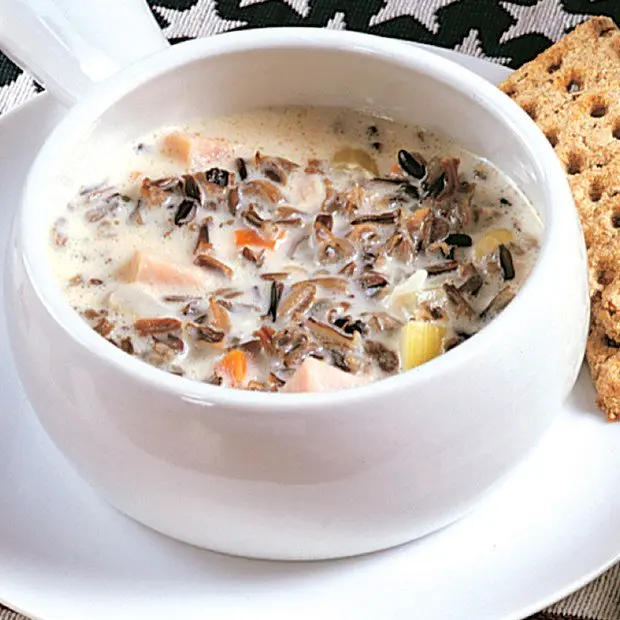 smoked turkey and wild rice soup - What is wild rice soup made of