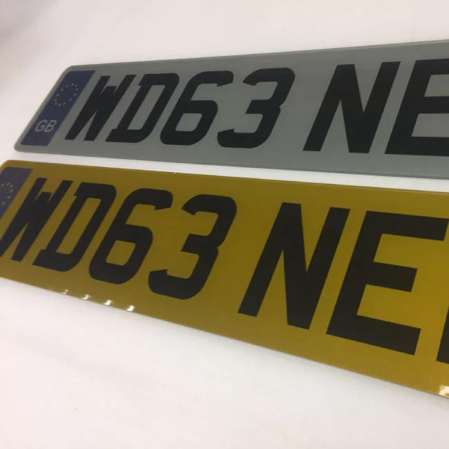 are smoked number plates legal uk - What number plate is banned in the UK