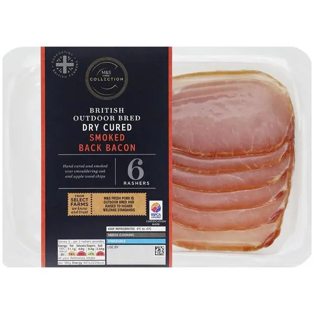 m&s smoked bacon - What's the difference between American and British bacon