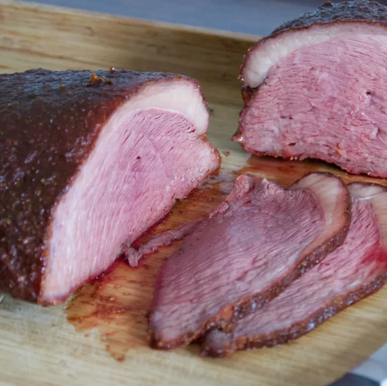 smoked topside roast - What temperature is a smoked top roast done