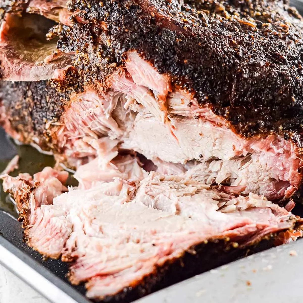 smoked pork joint - What temperature is smoked pork roast done