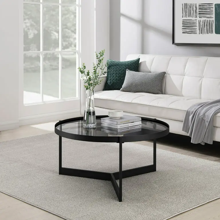smoked glass coffee table - When was smoked glass popular