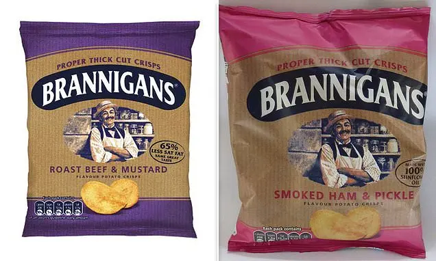 brannigans smoked ham and pickle - Who made brannigans crisps