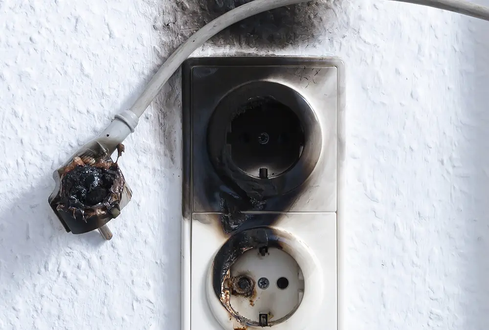 Why did my outlet pop and smoke? - Why did my outlet pop and smoke outlet popped and smoked - Why did my outlet pop and smoke