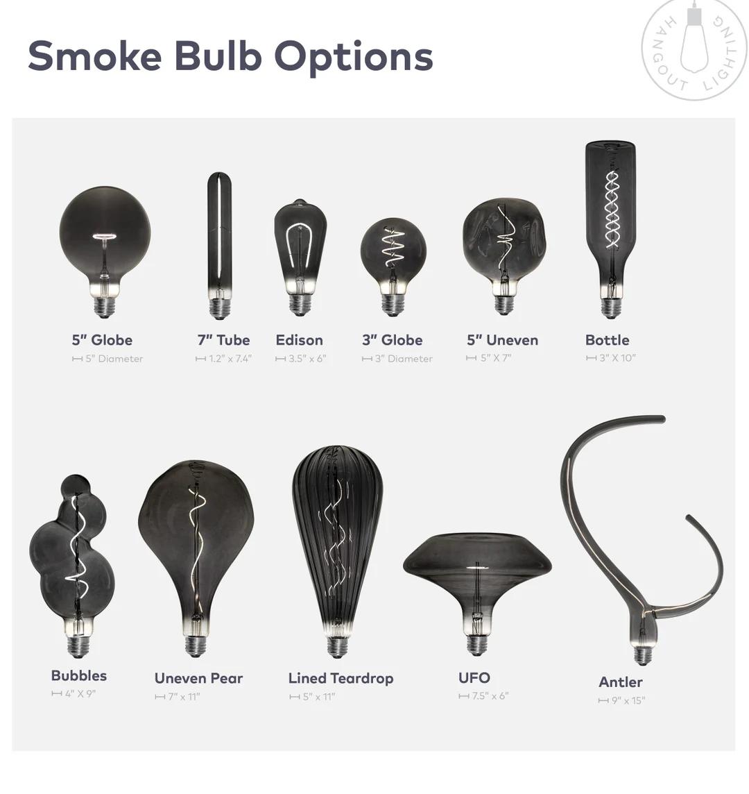 smoked edison bulb - Why do Edison bulbs turn black