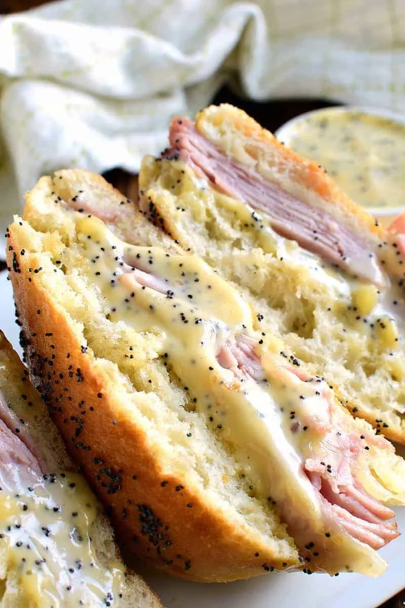 smoked ham and mustard sandwich - Why do people put mustard on sandwiches