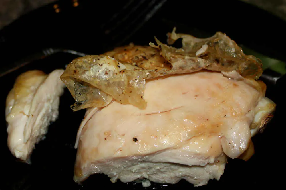 tough skin on smoked chicken - Why is the chicken skin hard